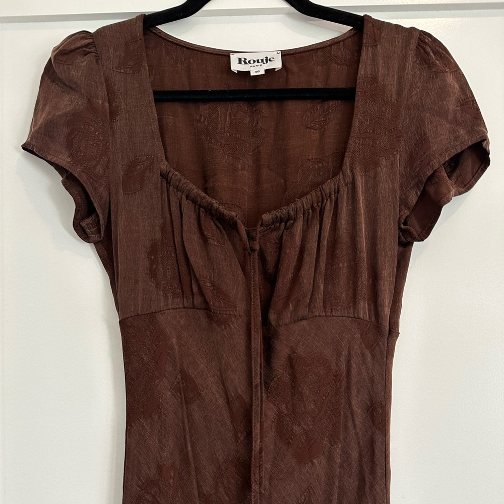 NWOT Rouje Short Sleeve Bustier Dress